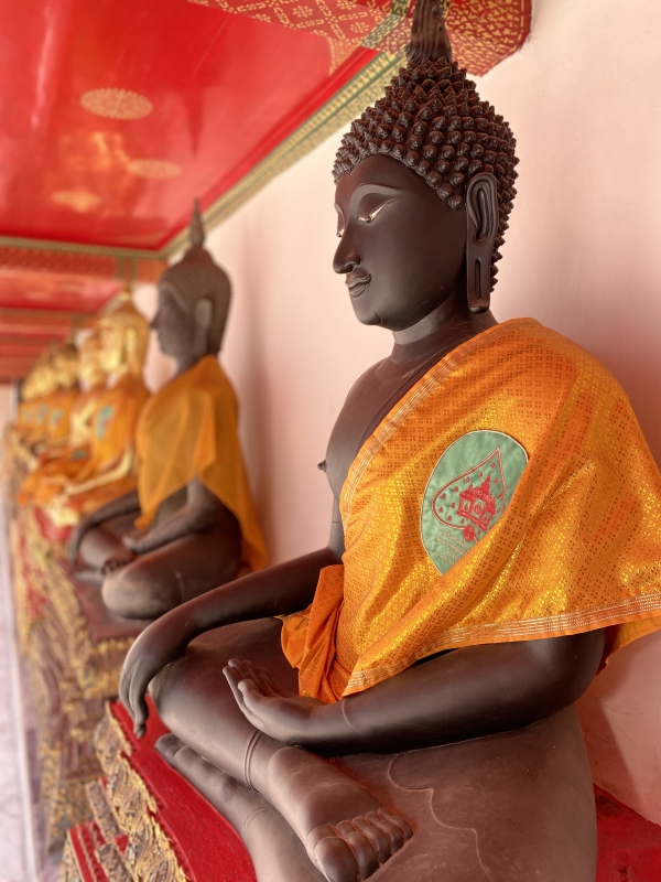 Buddhovia vo Wat Pho