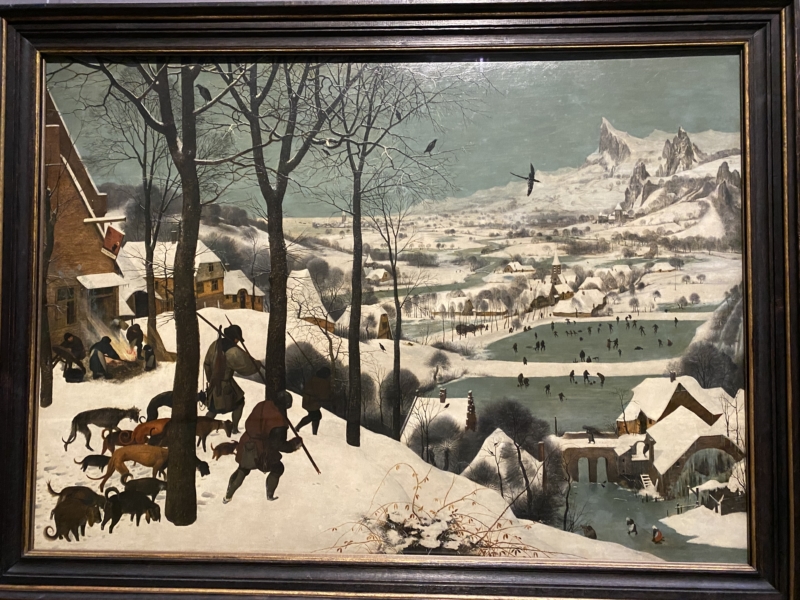 Viedeň: čo vidieť za deň - Pieter Brueghel st. - Lovci v snehu (1565)